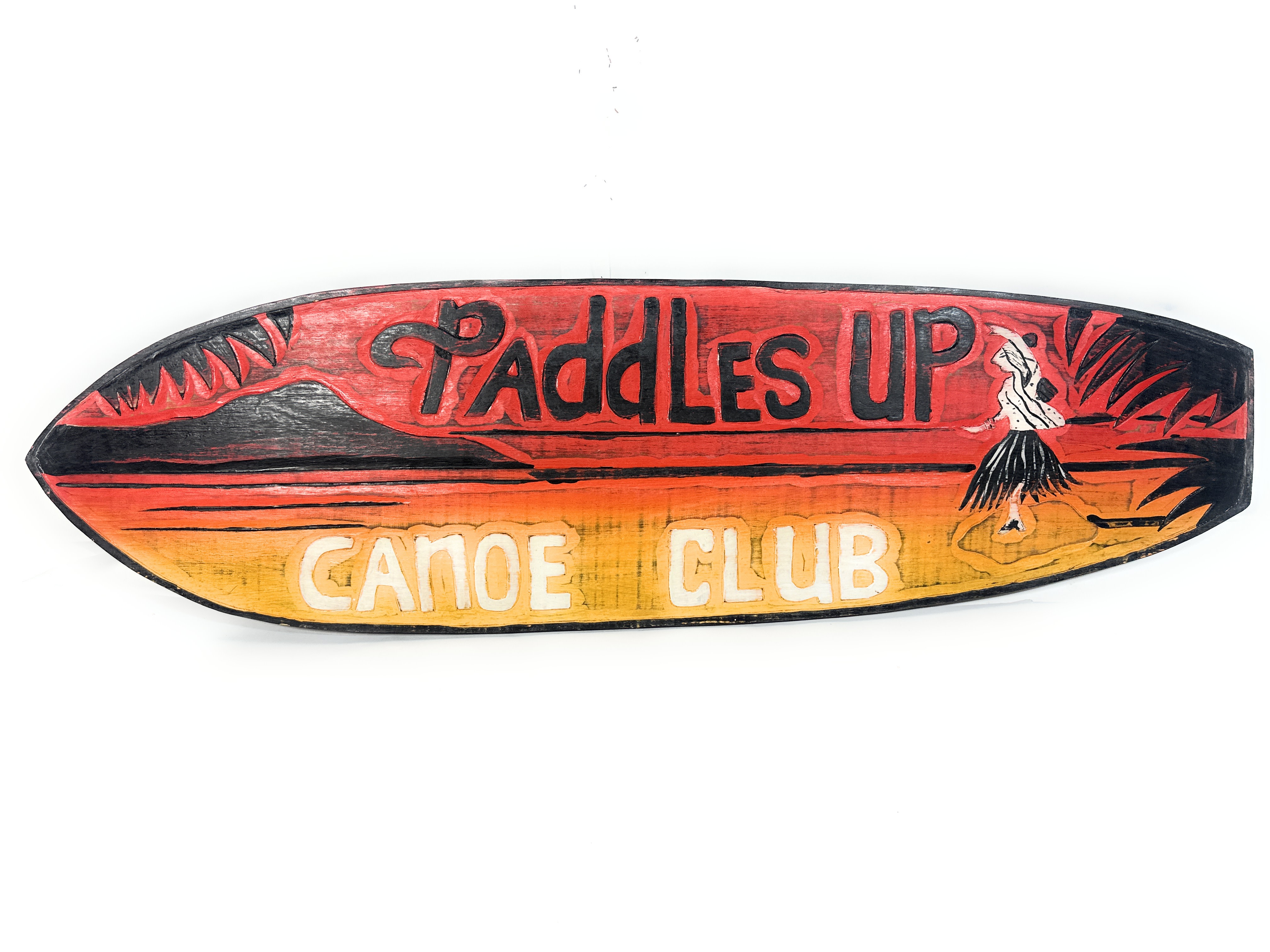 Paddles Up, Canoe Club Surf Sign 40 inch - Outrigger Decor | #bds12092100 Paddles Up, Canoe Club Surf Sign 40 inch - Outrigger Decor | #bds12092100